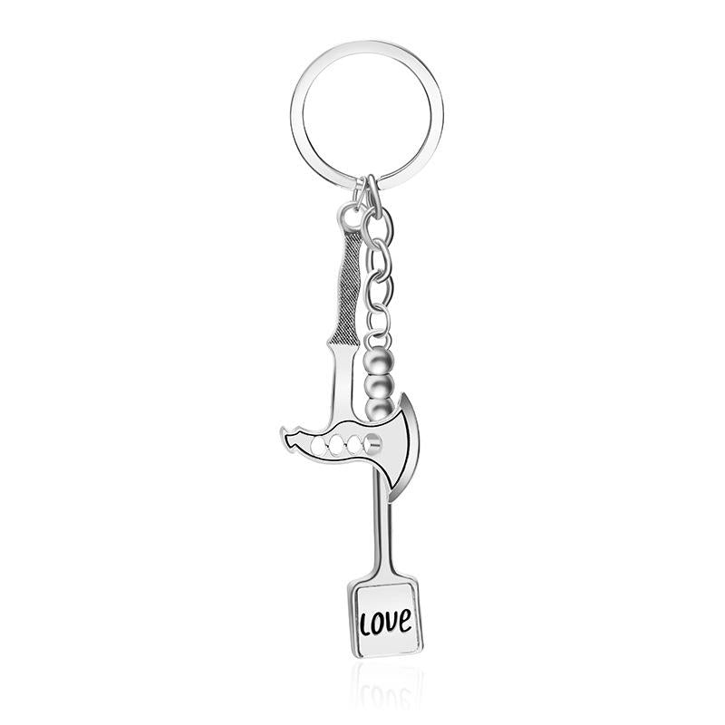Keychains Creative Mini Repair Gadgets Shovel Axe Scissors Keychain Bag Jewelry Accessories Key Ring