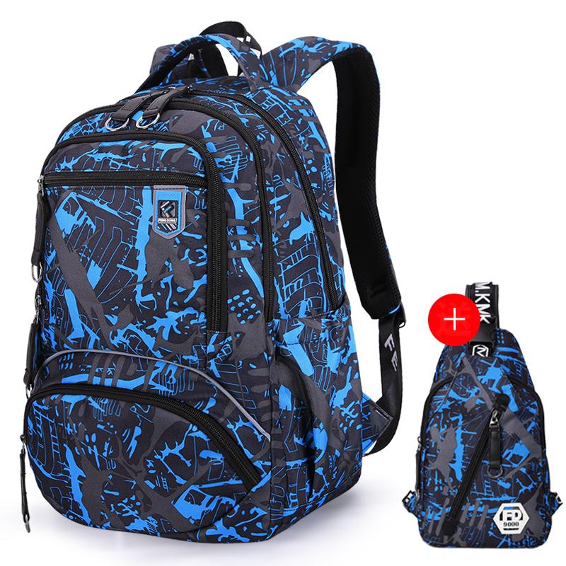 School Bags Waterproof Children Student Backpacks Male Shoulder Teenage Bag High For Women Teen Boys