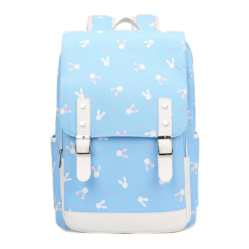 School Bags Children Teenagers Girls Printing Rucksack Canvas Backpacks Primary Cute Shoulder Bag