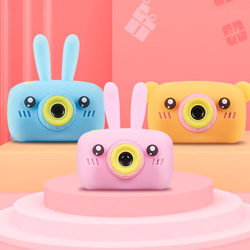 Digital Cameras Child Camera HD 2 Inch Cute Cartoon Toys Children Birthday Gift 1600w