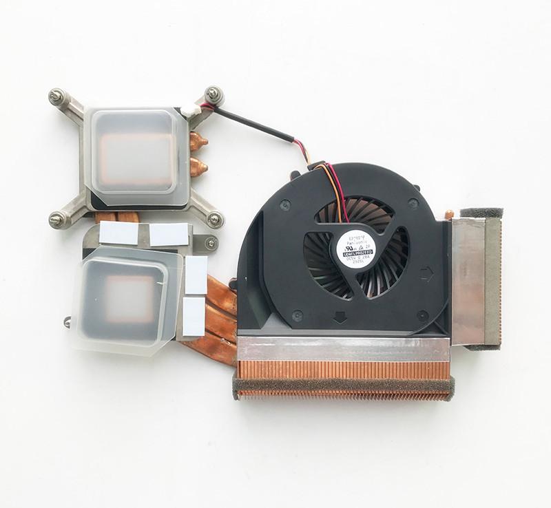 Laptop Cooling Pads Cooler Fan-Heatsink For Lenovo IBM Thinkpad W510 60Y5494 60Y5493 UDQFLPR01FFD E233037 Notebook CPU Radiator
