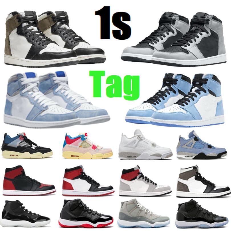 Basketball Shoes 1 1s Shadow University Blue Union Chicago Shattered Backboard Game Royal Court Purple Pine Green Fearless Black Toe Obsidian Sneake