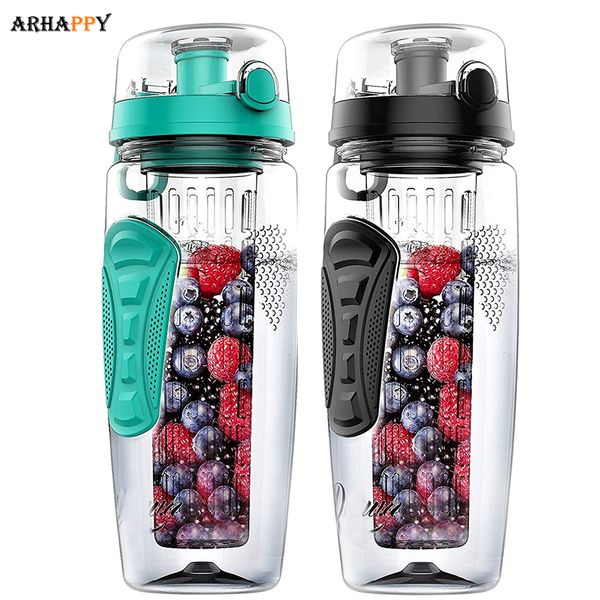 Free Fruit Infuser Juice Shaker Sports Water Bottle Fitness Sport Fruit Drinking Bottles for Girl