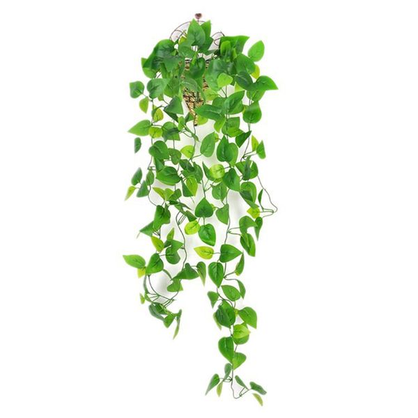 Faux Greenery Artificial Hanging Plants Fake Scindapsus Ivy Vine Leaves Wall House Room Patio Indoor Outdoor Decor 1M-39in XBJK2107