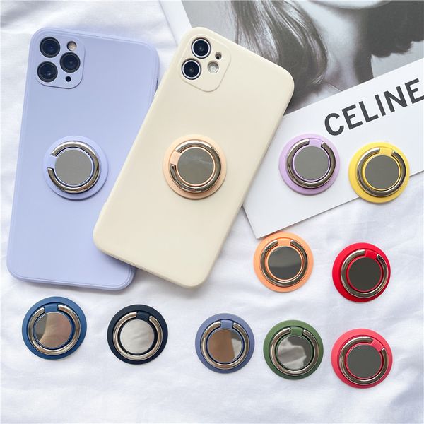 Finger Ring Cell Phone Holders Mounts Accessories Universal 10 colors For Apple Samsung