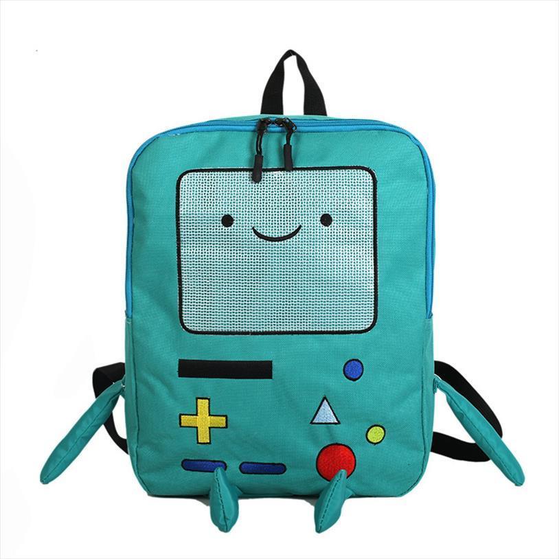 Fashion Cute Cartoon Adventure Time Backpacks Funny Personality Stereo Student Bag Large Capacity Travel School