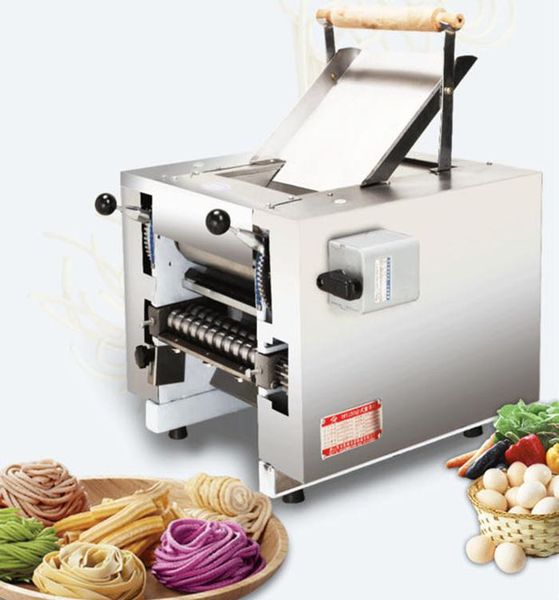 commercial electric noodle press, noodle rolling machine, dumpling skin rolling machine Pasta Machine Stainless steel 220V