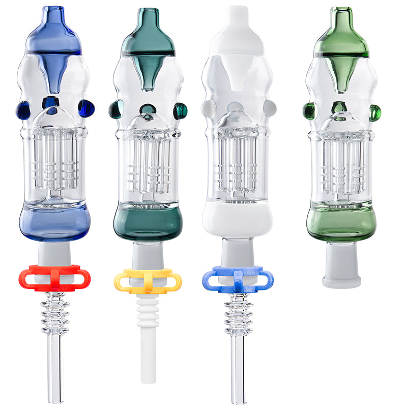 Glass_Shop_420 CSYC NC021 Oil Rigs Pipes Glass Water Bongs OD 32mm Arm Tree Perc Bubbler 14mm Quartz Nail Dab Rig Bong