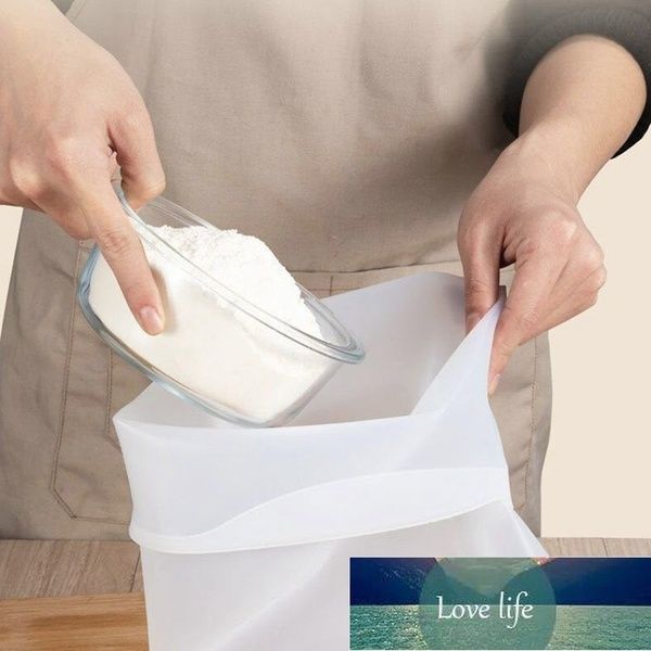 1pc Kneading Dough Bag Nonstick Silicone Flour Mixer Bag Reusable Dough Mixer Kneading Bag for Bread Pastry Pizza Kitchen Tools Factory pric