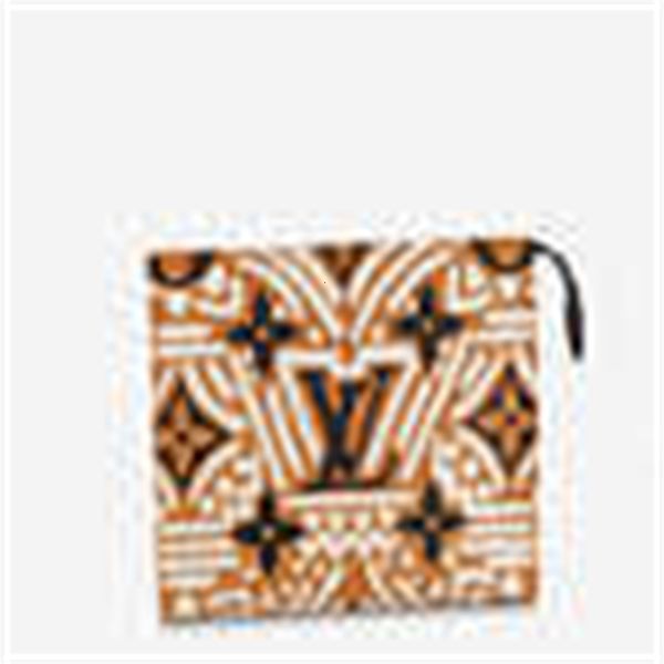 Brand Designer Luxury M45477 Crafty Pochette Toilette Leather Long Wallets Chain Wallet Pouches Key Card Holders Cases Purse Clutches