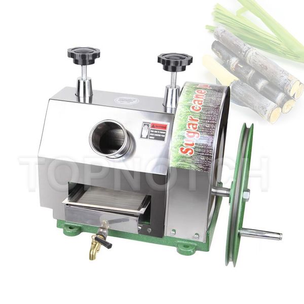 Commercial Manual Kitchen Sugarcane Juicer Sugar Cane Grind Press Machine Extractor Squeezer Hand Wheel