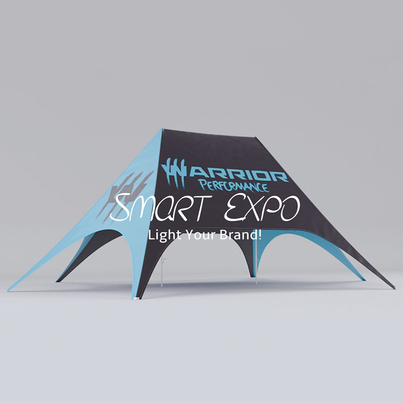 Double Peak Party Weeding Tent 16X21m Advertising Display Outdoor Branding Exposure Marquee with 550G PVC Coated Polyester Fabric Cover Top