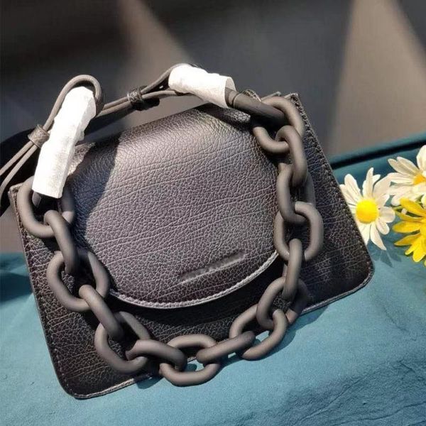 New Frosted Coarse Chain Bag Texture Limited Foreign Lipstick Single Shoulder Underarm Acrylic Messenger Solid Women&#039;s