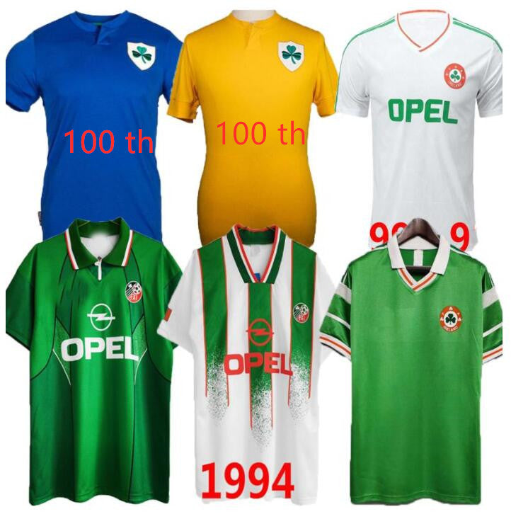 high quality 21 2022 centenary Ireland soccer jersey 100th anniversary football Jerseys 90 93 92 94 96 1988 1990 1992 1994 1997 1998 classic vintage