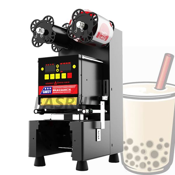 Cups Sealing Machine Full Automatic Bubble Tea Maker For Paper Milk Teas Cup Boba manufacturer