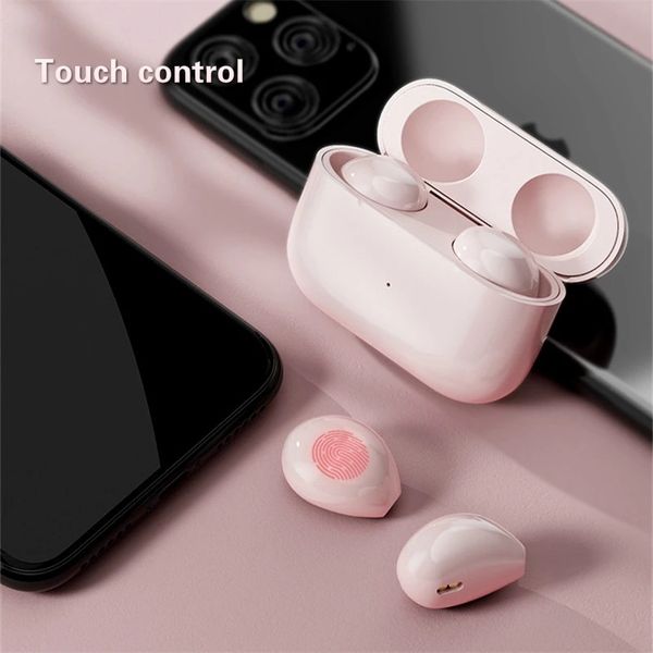 TWS Mini Bluetooth Earphones Wireless Headphone Invisible In-ear Sports Waterproof Earbuds Touch Stereo Headset with Microphone