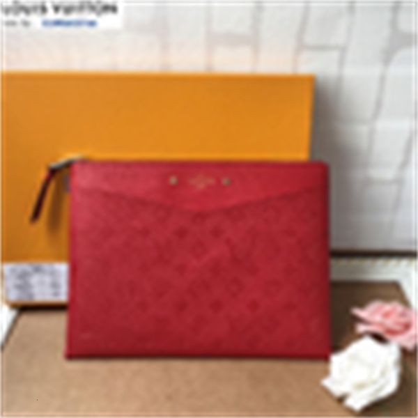 Women Wallet Cases Classic Wallet Red Brand Real Leather Long Wallets Chain Designer Pouches Key Card Holders Phone Luxury M62937 Purse Clut