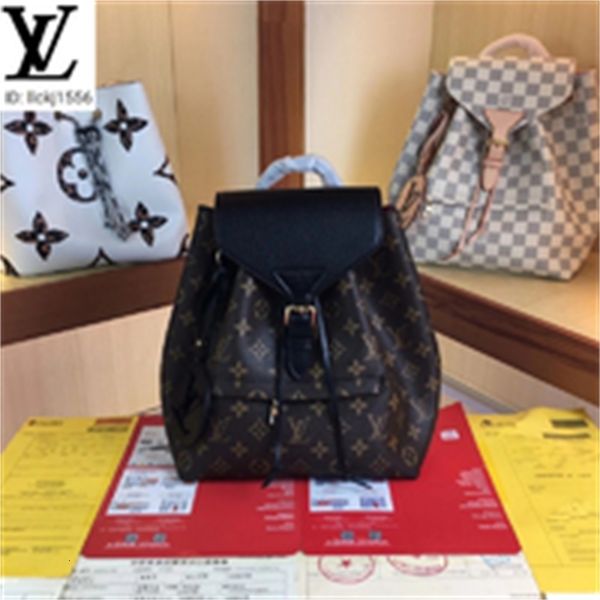 Oxidized Brand Fashion Designer Totes Luxury Women Aldm Business M43432 Backpacks Black Leather Shows Color Leather Block Bags Backpack Wome