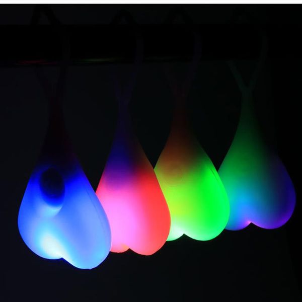 Usefull Party Favors Safety Bike Tail Heart Ball Creative Silicone Cycling Night Warning Leds Waterproof Essential Light