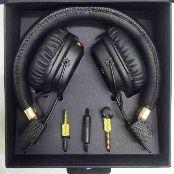 Wired Headest Major Ii i for Marshall Earphone Heavy Bass Music 2nd Headphone No-bluetooth Pop Rock Hifi Music