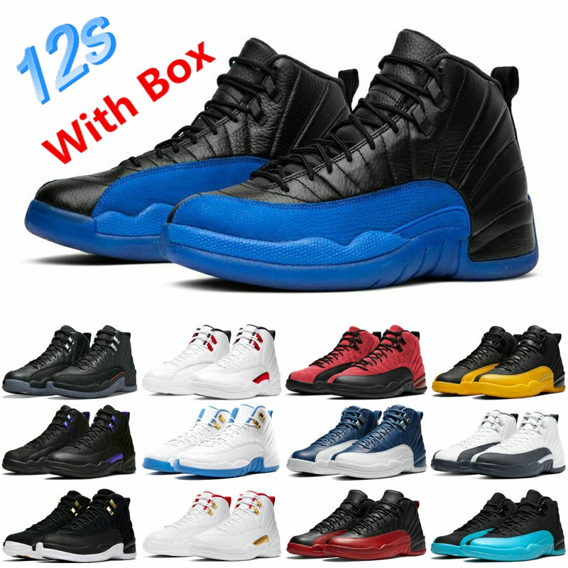 12s Newest Basketball Shoes 12 The Master Twist University Gold Winterized Triple Black Utility Grind Dark Grey Michigan Wolverines PE Royal Deep Ga
