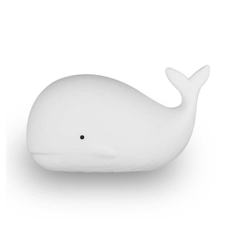 Night Lights Colorful Whale Painting Lamp Atmosphere Small Desk Decoration Bedroom Room Children&#039;s Gift
