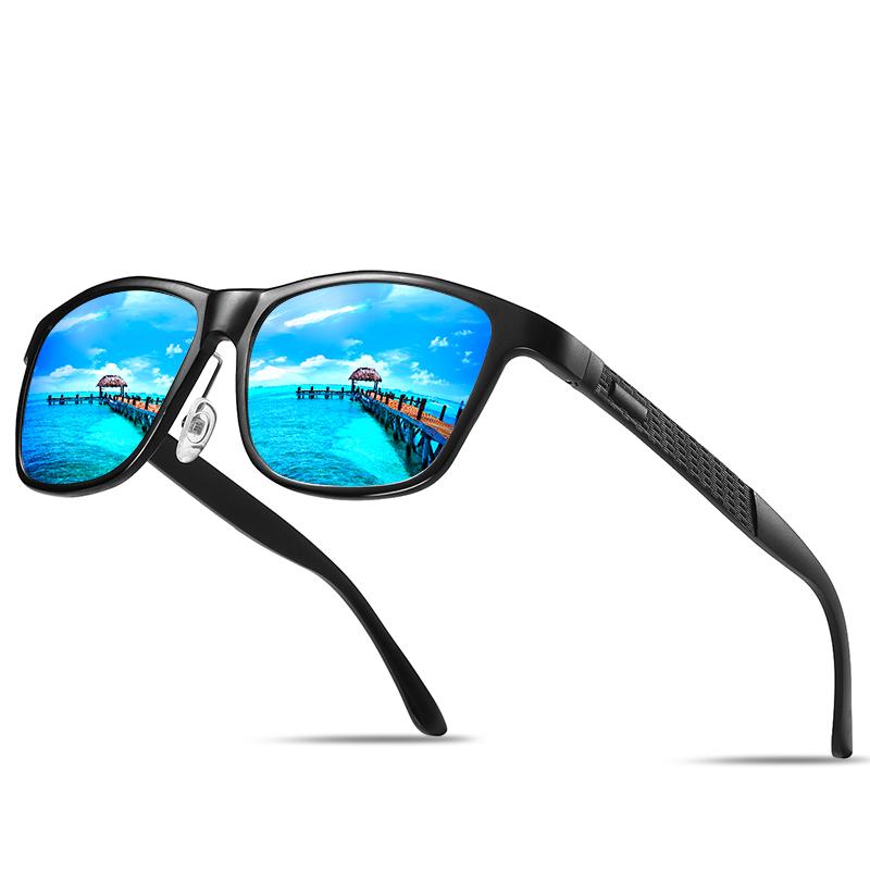 Sunglasses Men&#039;s Fashion Alumina Magnesium Polarized Sun GLasses Sports Fishing Mirror Classic Shading Driving Eyewear UV400 Shades