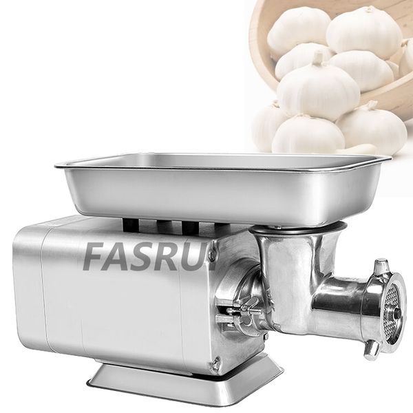 Electric 400W Lndustrial Meat Grinder Mincer Sausage Maker Machine 3 Cutting Blades For Meat Processing Plants Kitchen Tools