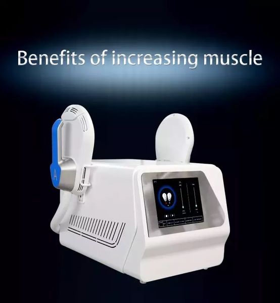 hiemt neo body shaper portable slim equipment ems muscle building cellulite removal 2 pieces handles muscles stimulator weight loss ems mach