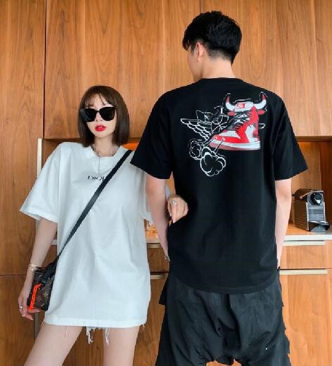 21ss Mens Short sleeve T-shirt Classic Letter Print Summer Breathable Fashion Couples Youth High Quality Tops Wholesale Simple And Chic