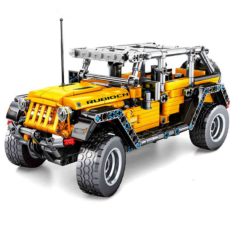 NEW Technic Car Block Toy The Jeep Wrangler SUV Vehicle Model Building Blocks Bricks Toys For Kids Christmas Gifts 1008