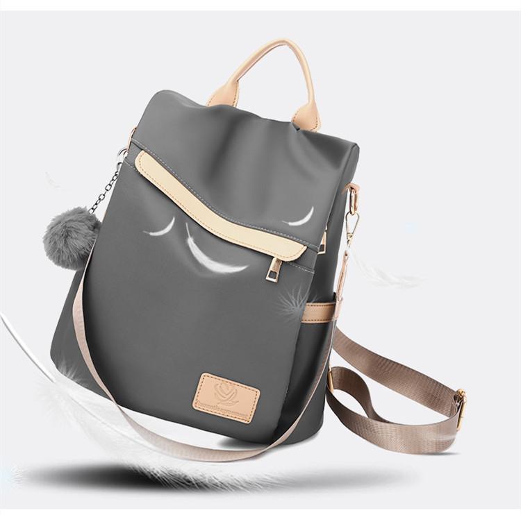 The Autumn-winter 2021 Korean Version Women&#039;s Backpacks Are Fashionable And Simple Anti-theft Travel Backpack