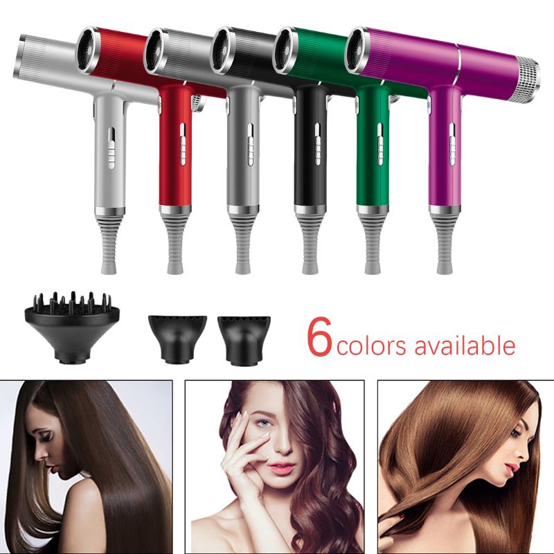 Electric Hair Brushes 3 In 1 Negative Ions Dryer Professional Salon Barber Hairdryer Powerful Household Anion Hairdressing Portable