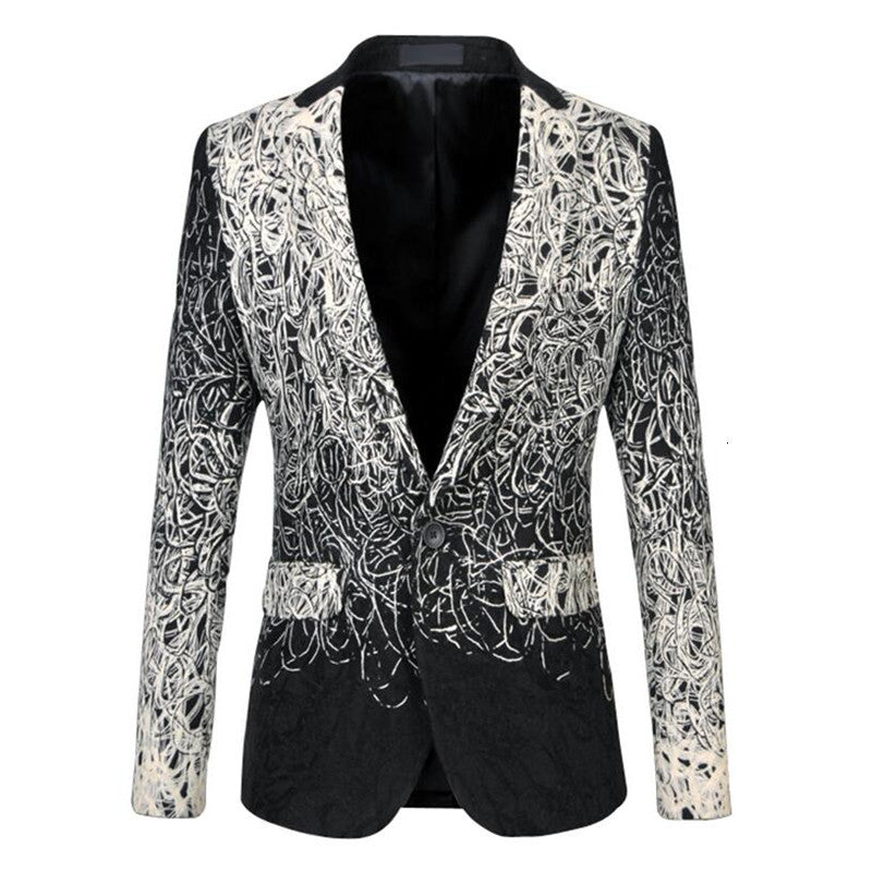 Men&#039;s Suits & Blazers Male male blazer suit exclusive luxury jacket classic wedding attire dress party plus size 5xl 6xl NO4O