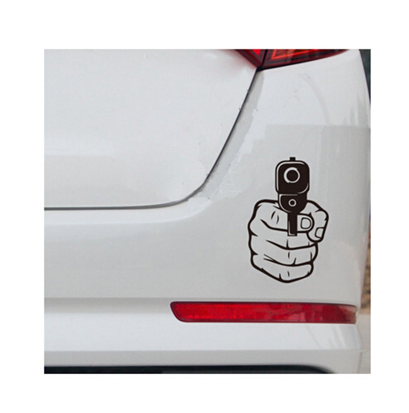 Cool gun Car Stickers for Cars scratch cover car fuel tank decal The cap Decoration stickers