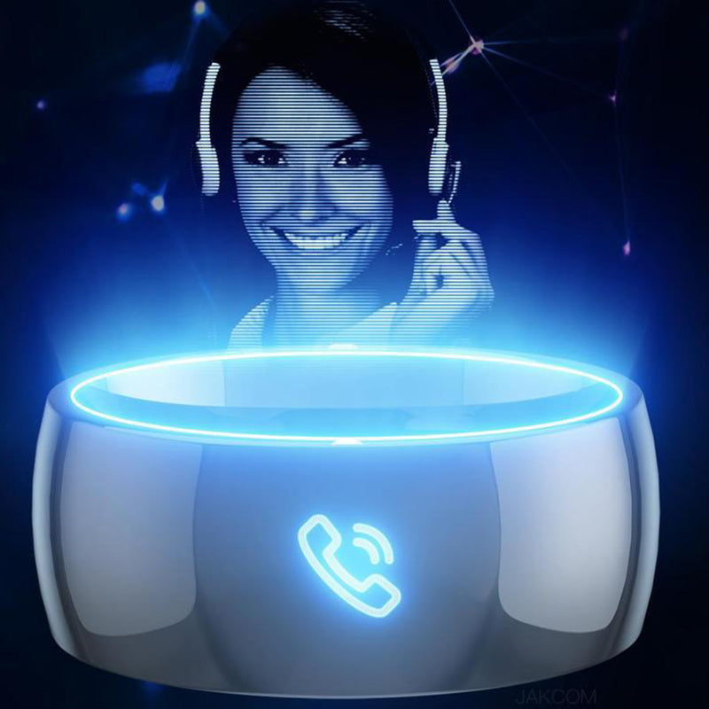 band Jackcom R4 Smart Wearable Device NFC Magic Waterproof Health Men Women Jewelry For IOS Android Phone Black Ring