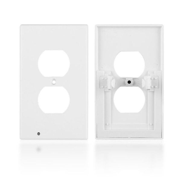 2021 Guide Light for Outlets LED Light Bar Night Light Electrical Outlet Wall Plate With LED Night Lights Automatic On-Off