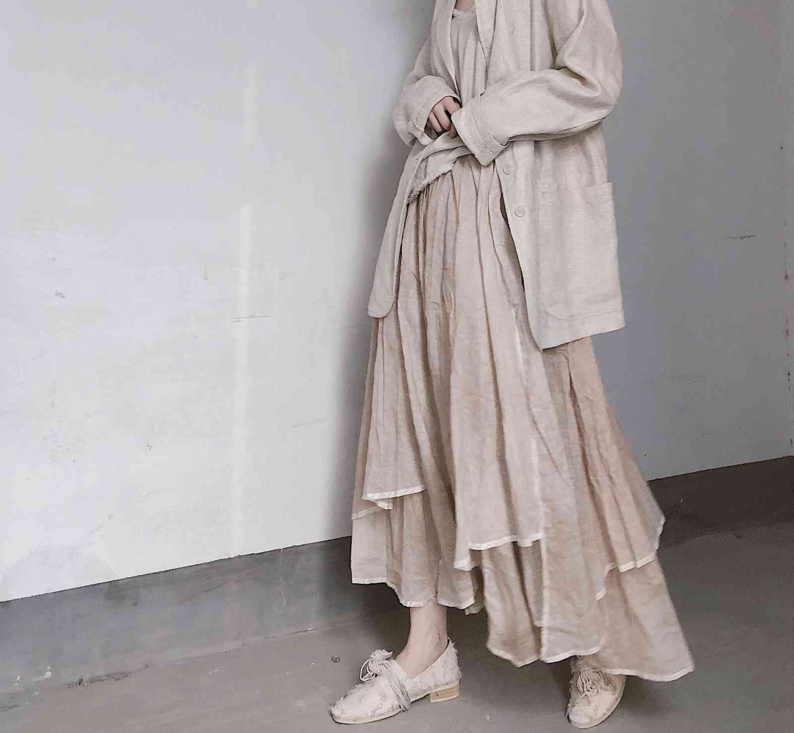 skirts Korean elegant design black spring skirt gothic asymmetric waistline elastic waistband a409