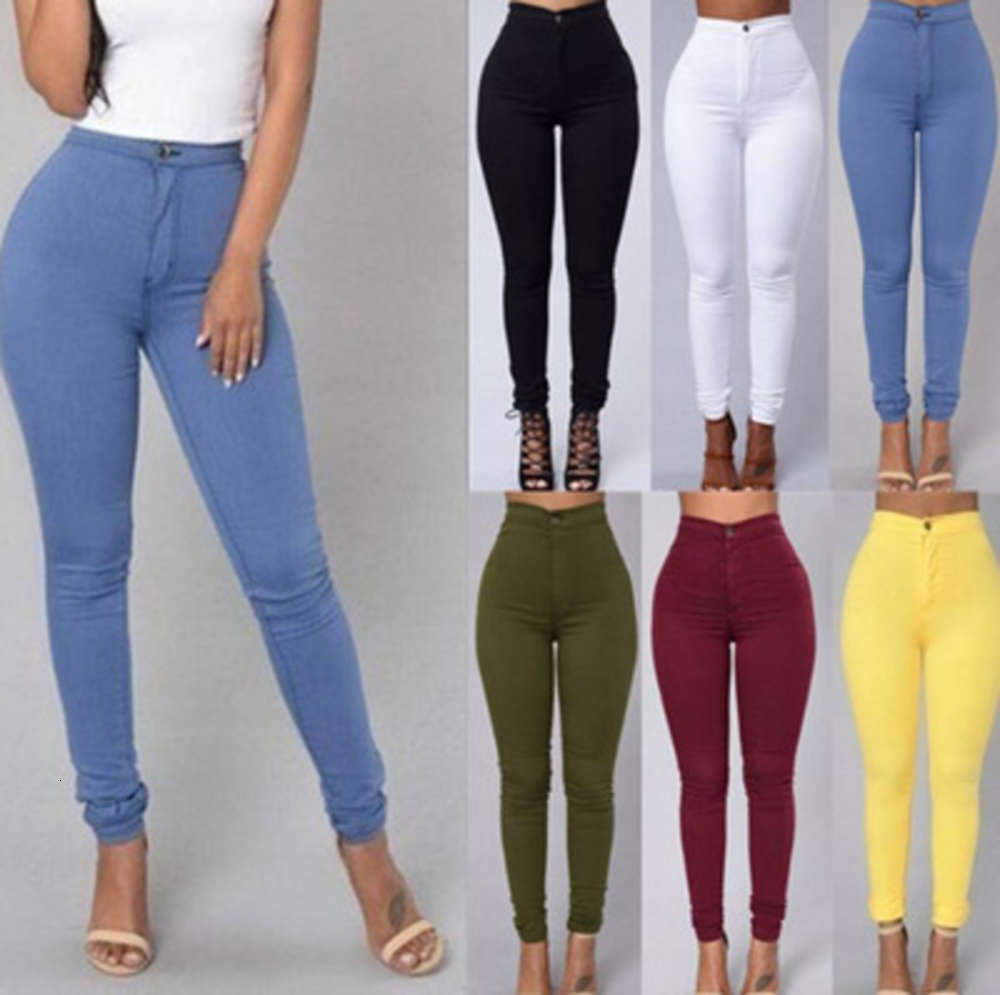 Autumn winter 2020 trousers with buttocks raised and slim pockets solid color women&#039;s Leggings
