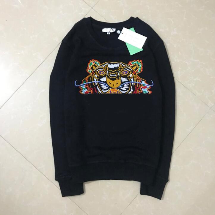 Embroidered men and women Ss21 high long sleeve o neck hoodie sweatshirt pullover quality in multiple colors