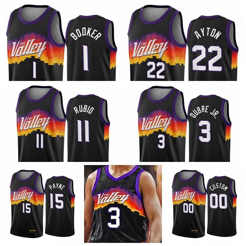 2021&#13;Phoenix&#13;Suns&#13;Men DevinBooker DeAndreAyton 3 Chris Paul Swingman City&#13;Basketball Jersey IconEdition