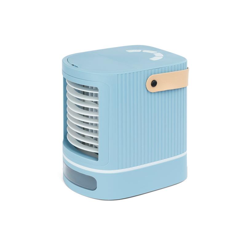Electric Fans YenVk Air Conditioner Mini Cooler Desktop Fan USB Rechargeable For Travel Home And Bathroom