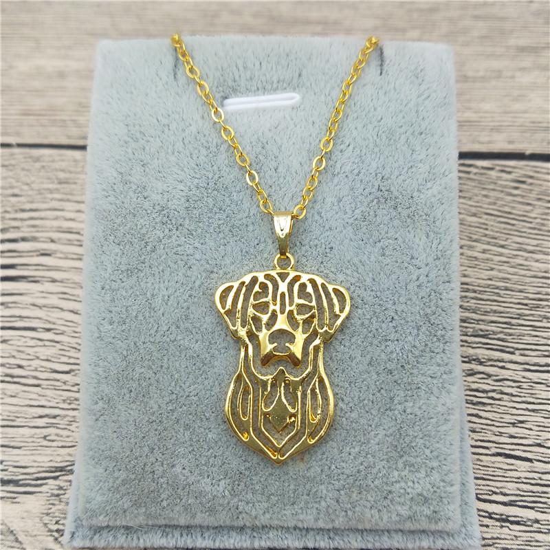 Pendant Necklaces Labrador Retriever Necklace Trendy Style Pet Dog Jewellery Women Charm Jewelery