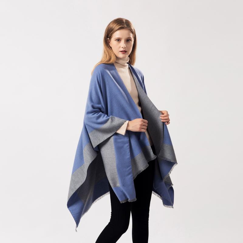 Scarves Women Elegant Cardigan Shawl Wrap Sweater For Winter Fashion Shawls Ladies Pashmina Solid Cashmere Blanket Scarf Bufanda