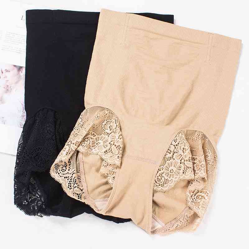 8885 Odyssey lace seamless postpartum beauty high abdominal underwear women&#039;s body shaping hip lifting safety waist