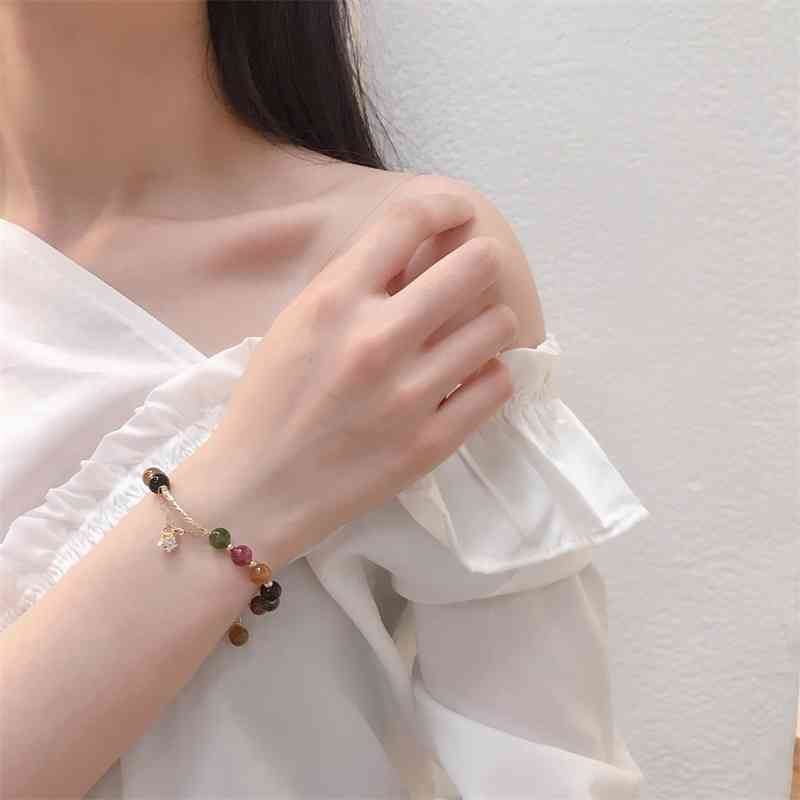 Cheryl Brazil candy Bracelet tourmaline women&#039;s bracelet jewelry headwear