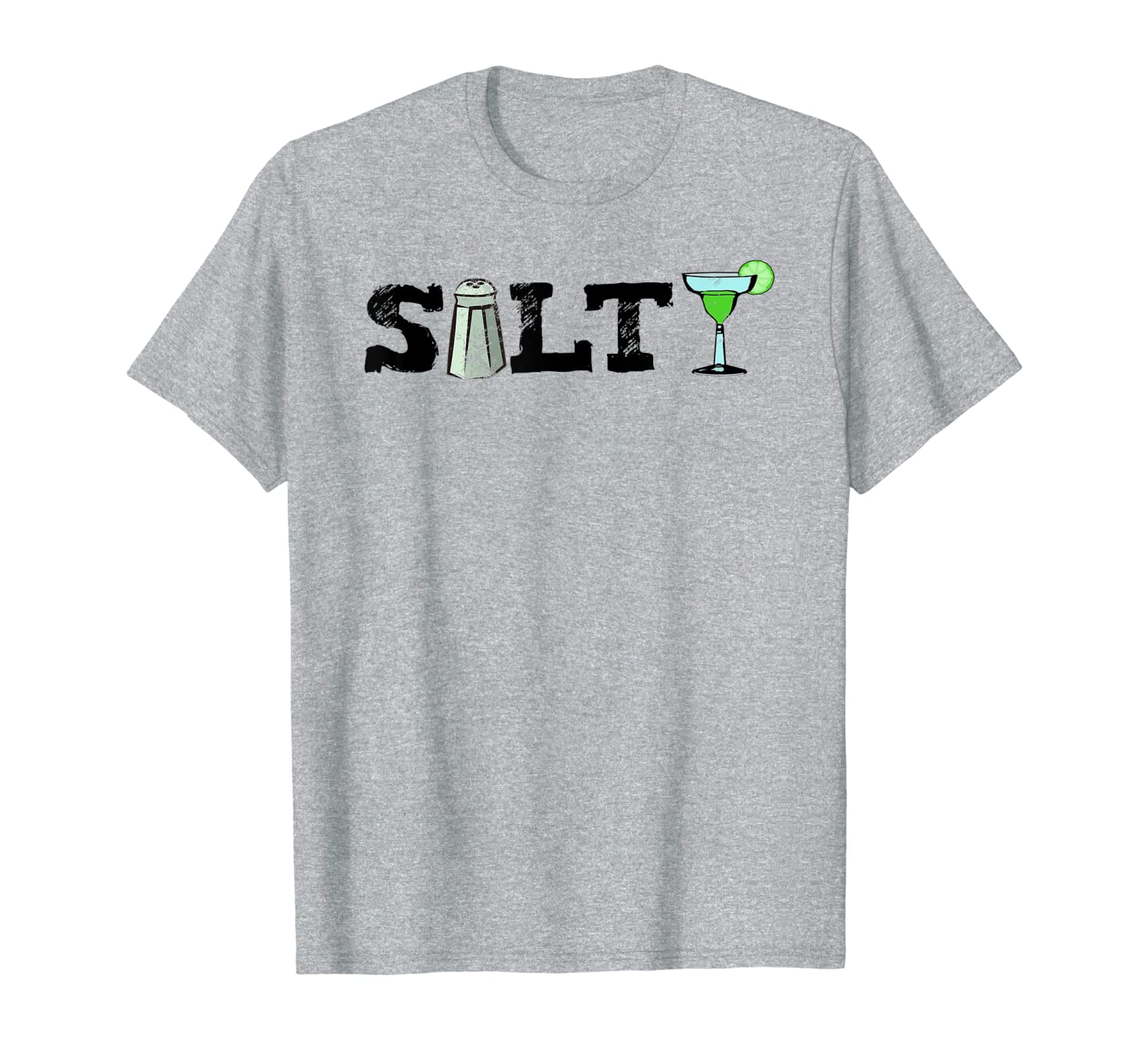 Salty - Salt Shaker Margarita Lime Cocktail T-Shirt