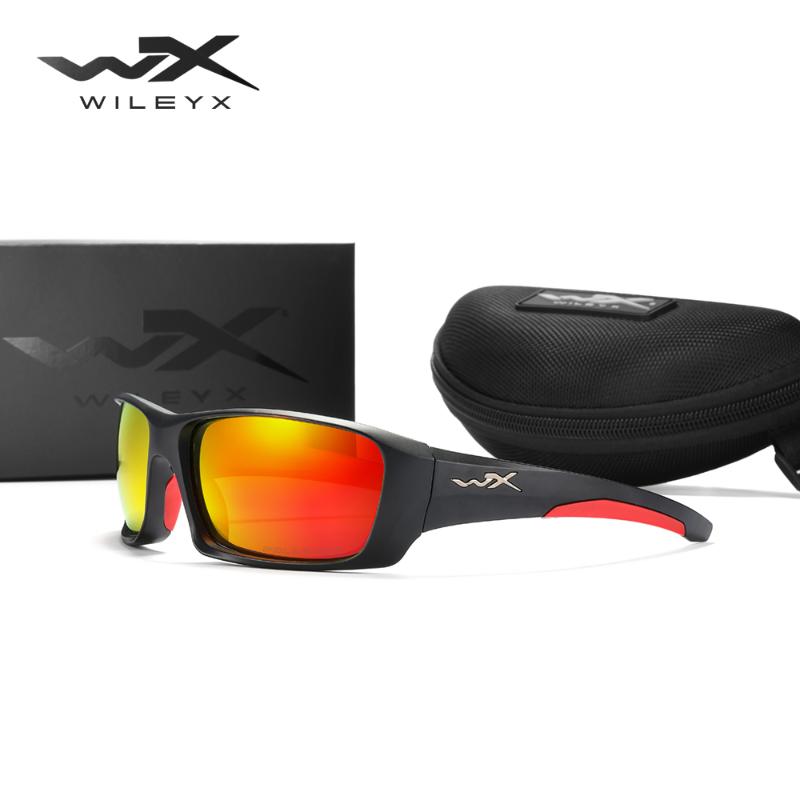 Sunglasses Wileyx WX Brand 2021 Sports Men HD Polarized Sun Glasses TR90 Square Frame Reflective Coating Mirror Lens UV400