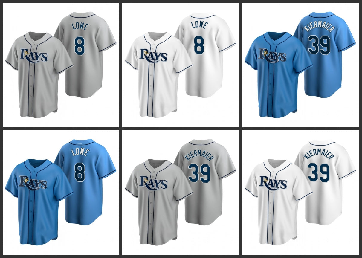 Tampa&#13;Bay&#13;Rays&#13;Men Brandon Lowe Kevin Kiermaier Women Youth Jersey