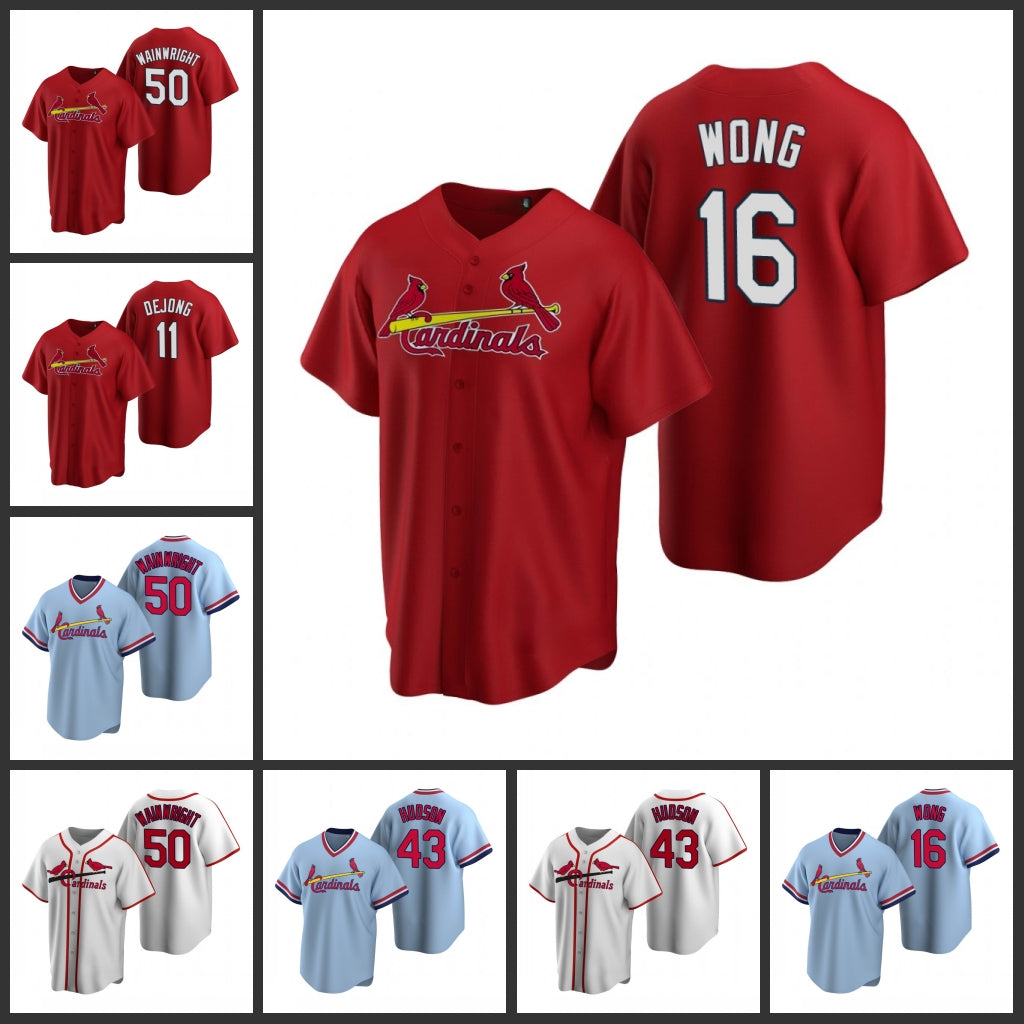 St.&#13;Louis&#13;Cardinals&#13;Men Kolten Wong Paul DeJong Women Youth Jersey